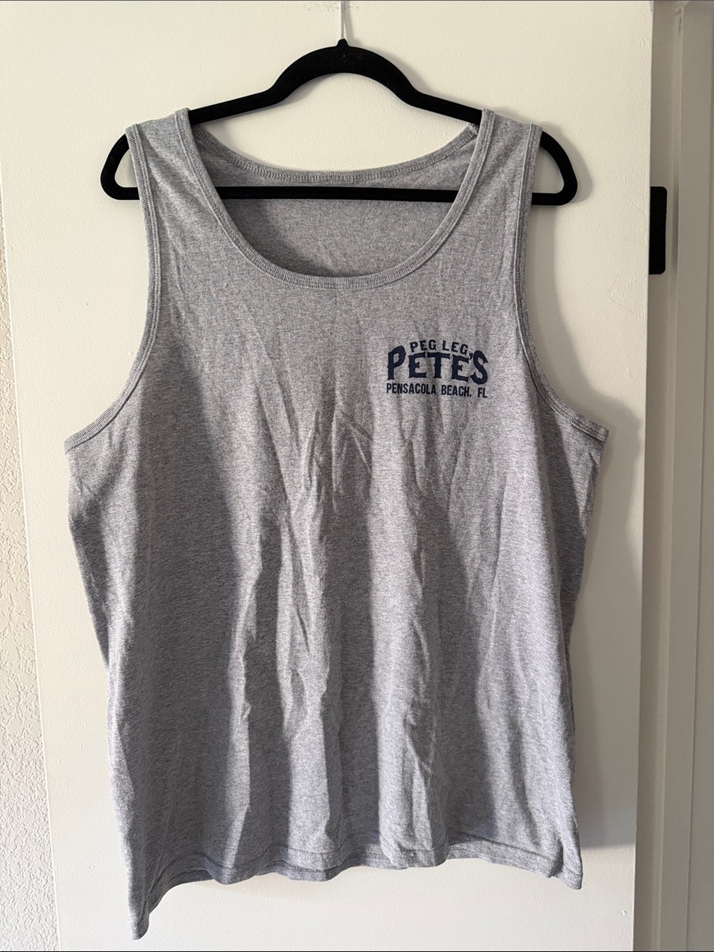 Gray Tank Top - Peg Leg Pete’s Pensacola Beach